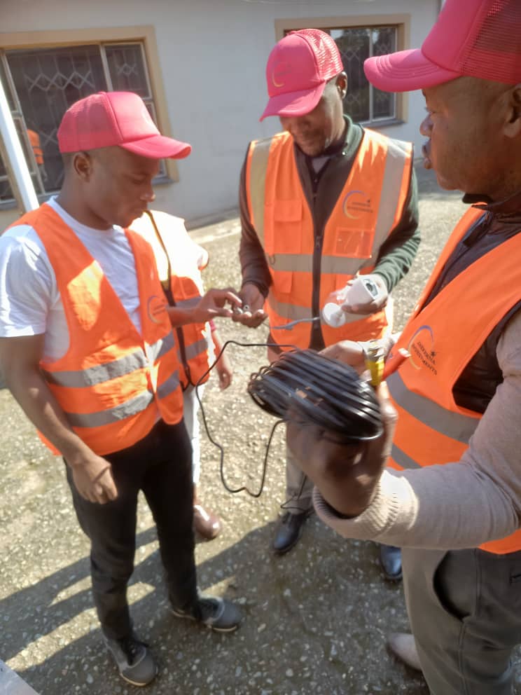 Team Working on Site